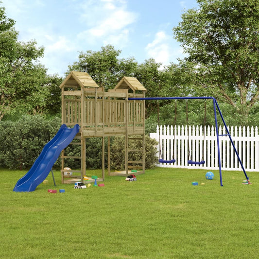 Berkfield Outdoor Playset Impregnated Wood Pine