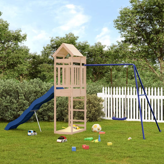 Berkfield Outdoor Playset Solid Wood Pine