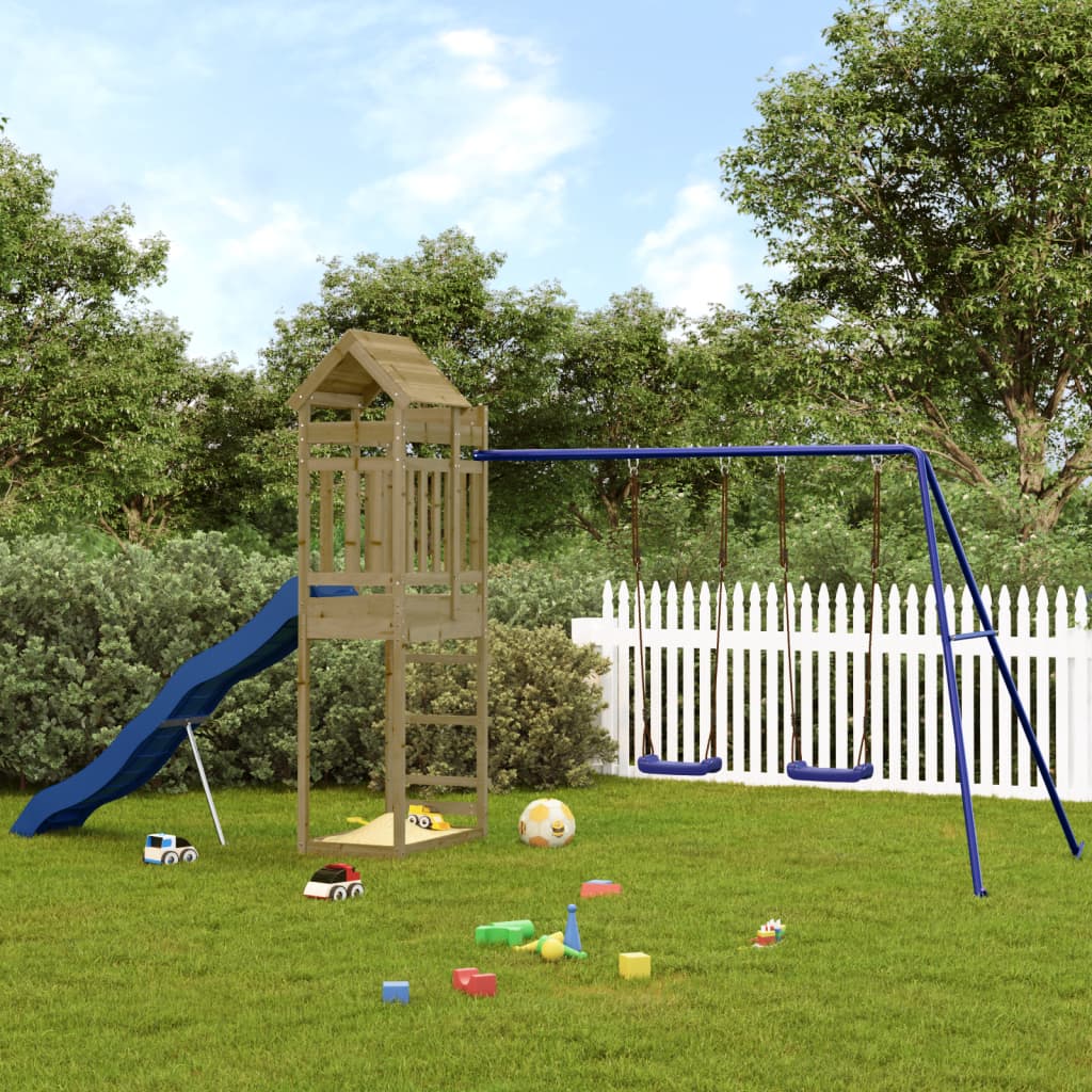Berkfield Outdoor Playset Impregnated Wood Pine