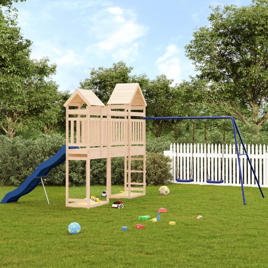 Berkfield Outdoor Playset Solid Wood Pine