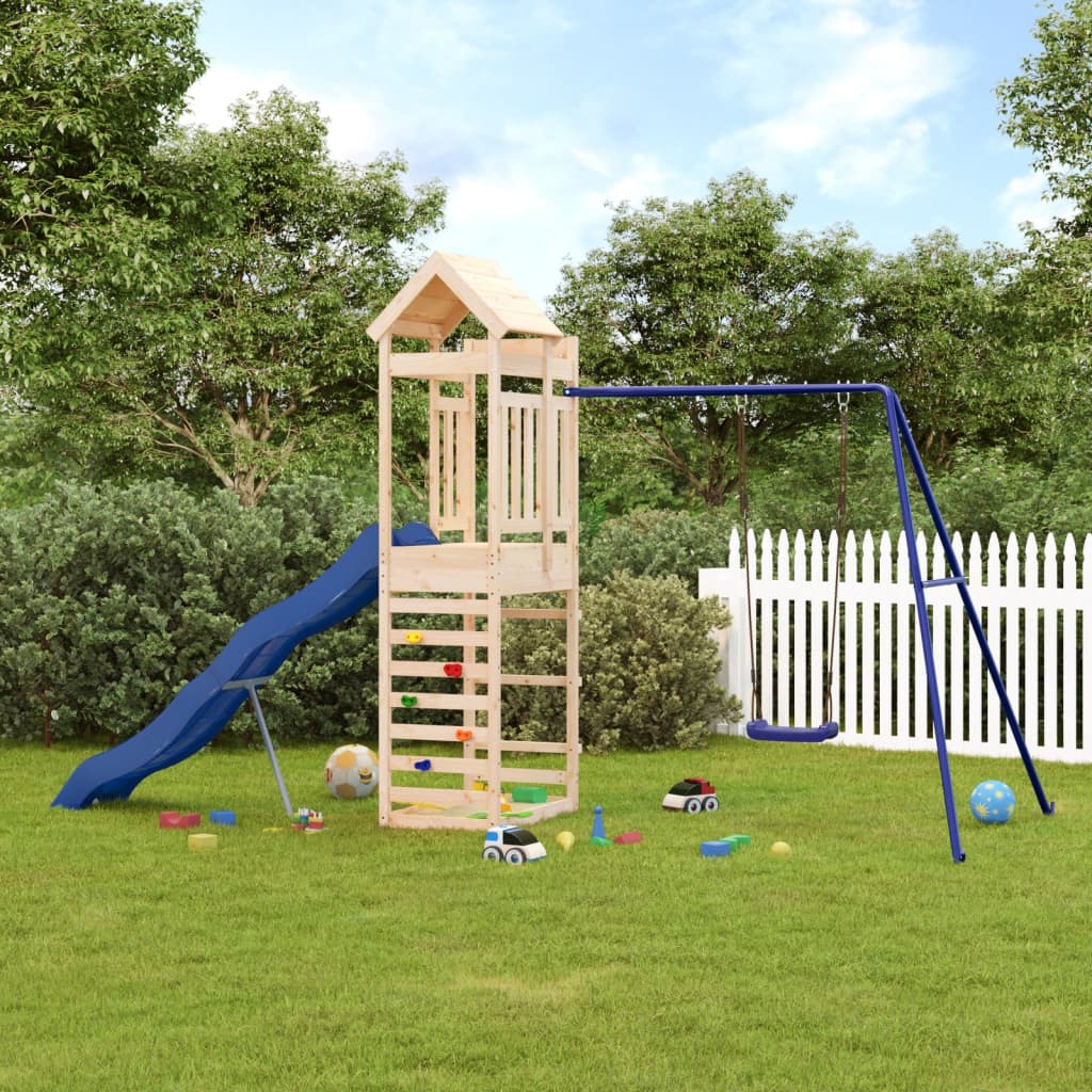 Berkfield Outdoor Playset Solid Wood Pine