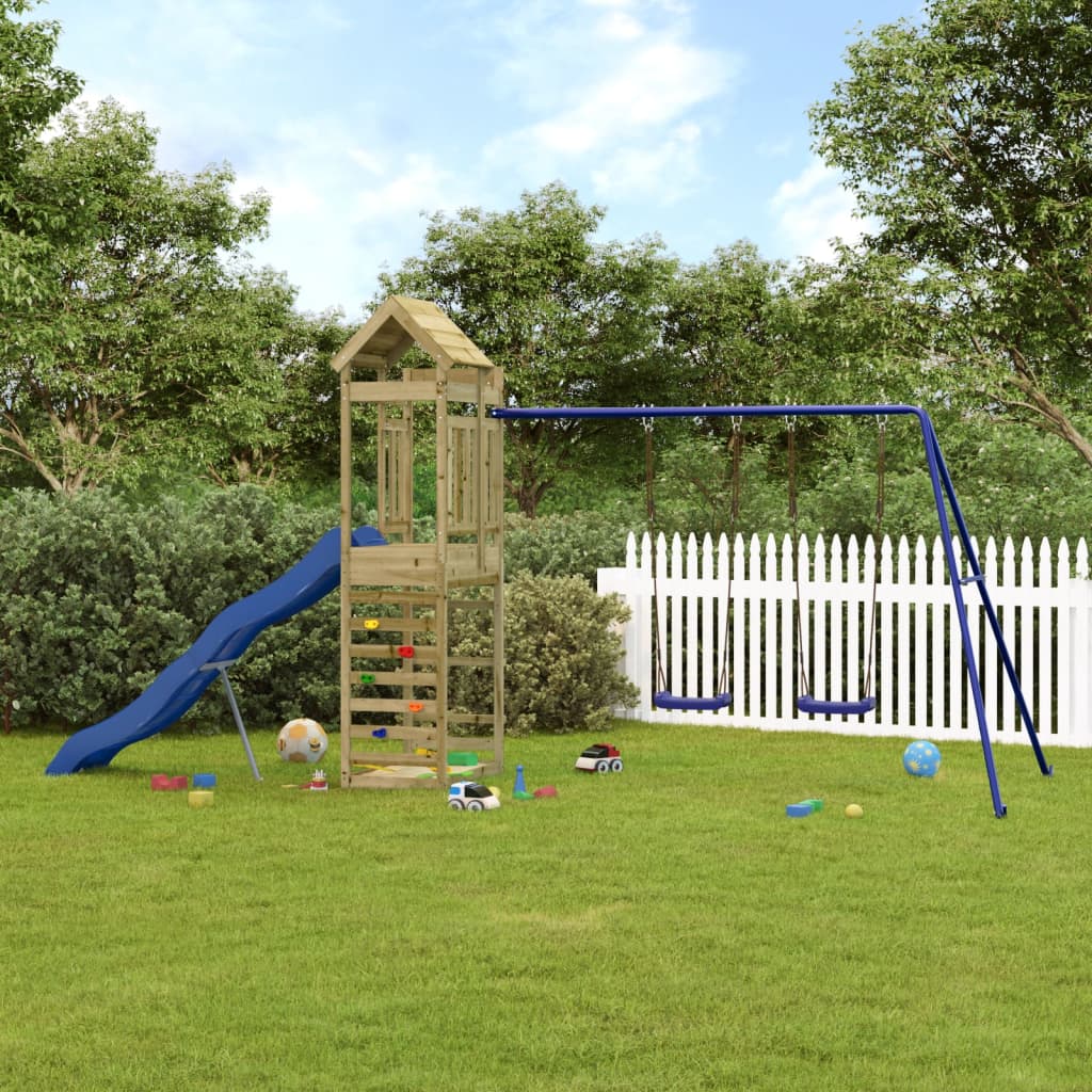 Berkfield Outdoor Playset Impregnated Wood Pine