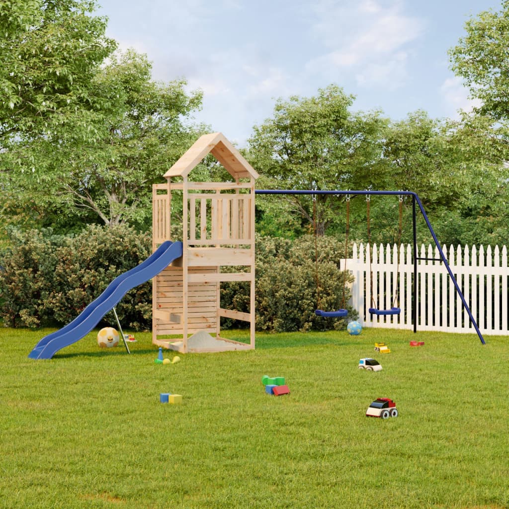 Berkfield Outdoor Playset Solid Wood Pine