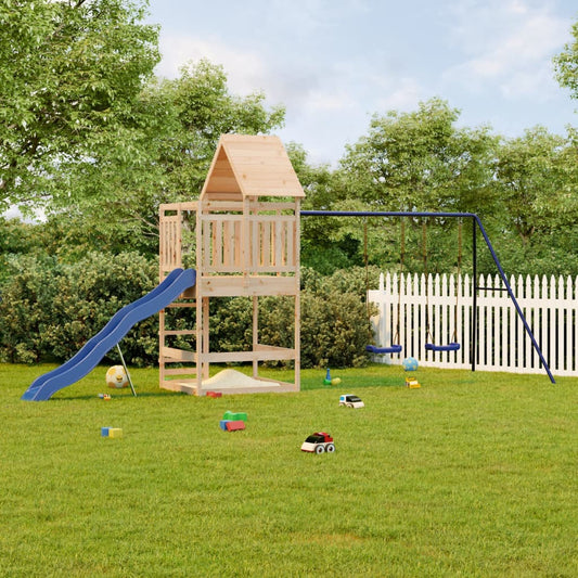 Berkfield Outdoor Playset Solid Wood Pine