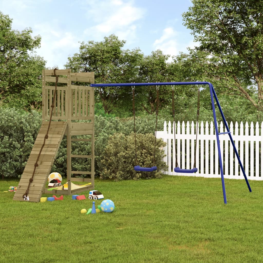 Berkfield Outdoor Playset Impregnated Wood Pine