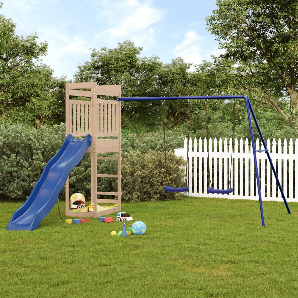Berkfield Outdoor Playset Solid Wood Pine