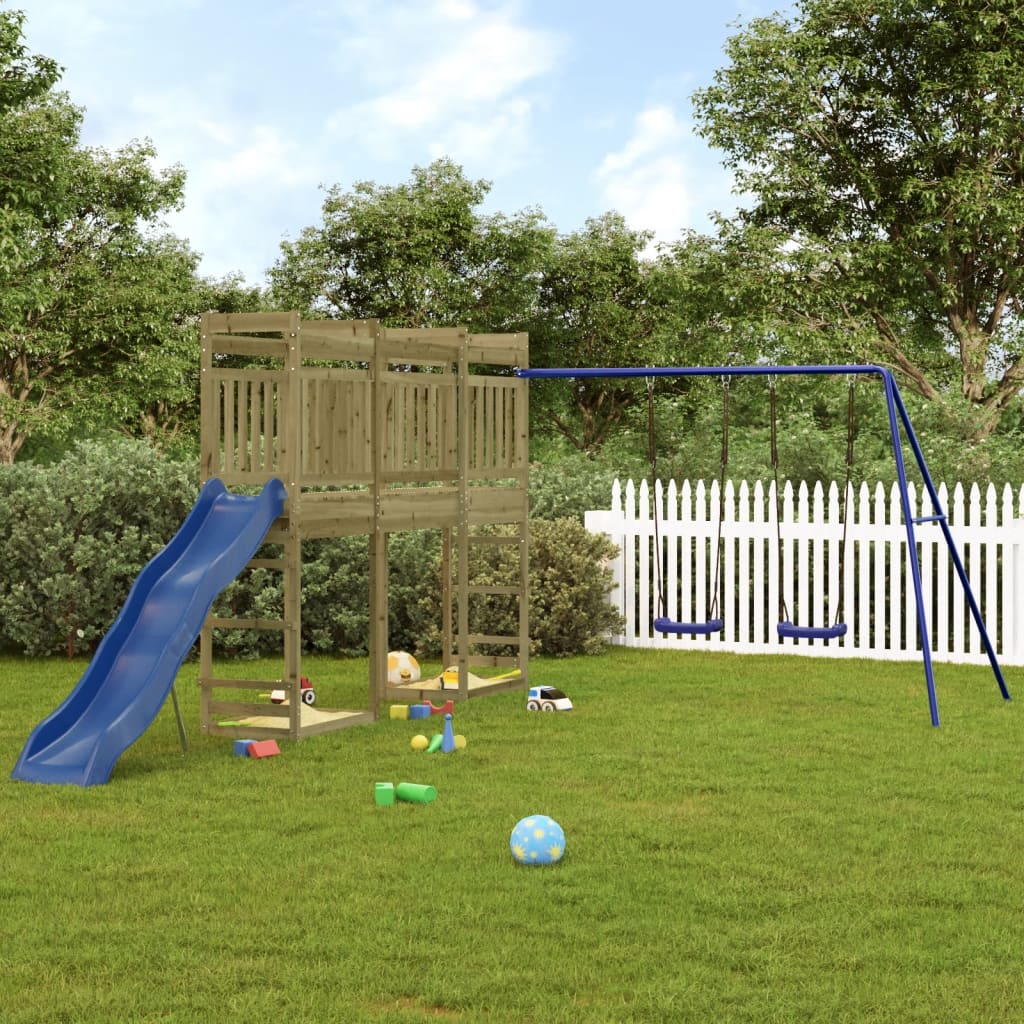 Berkfield Outdoor Playset Impregnated Wood Pine