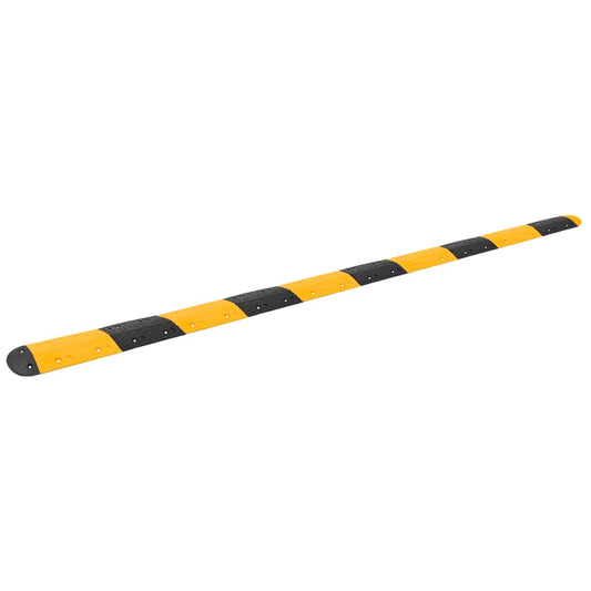 Berkfield Speed Hump Yellow&Black 517x32.5x4 cm Rubber