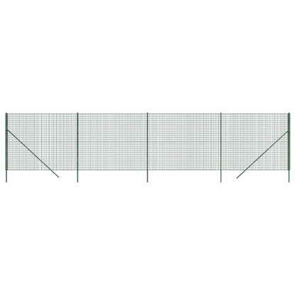 Berkfield Wire Mesh Fence Green 2x10 m Galvanised Steel