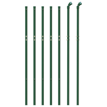 Berkfield Wire Mesh Fence Green 1.1x10 m Galvanised Steel