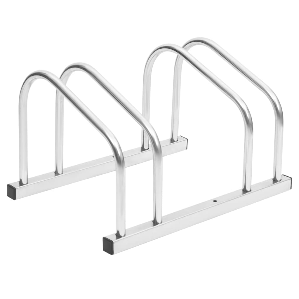 Berkfield Bike Rack for 2 Bikes Galvanised Steel
