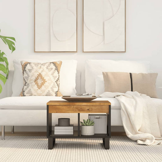 Berkfield Coffee Table 55x50x40 cm Solid Wood Mango