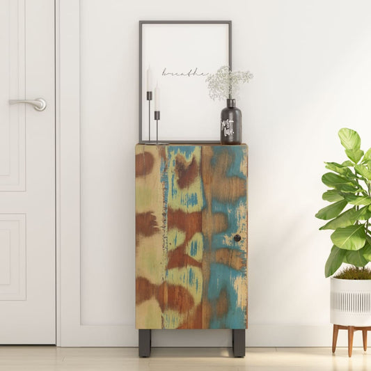 Berkfield Sideboard with Door 40x31x75 cm Solid Wood Reclaimed