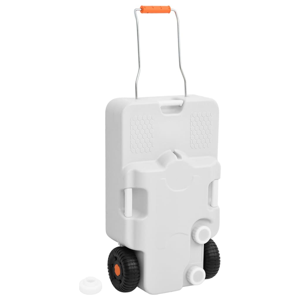 Berkfield Wheeled Water Tank for Camping 30 L Grey