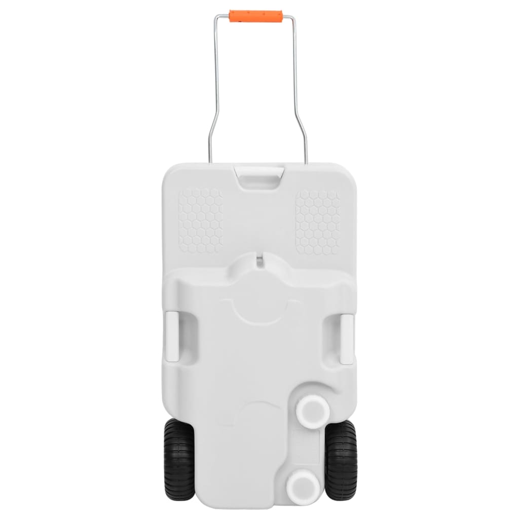 Berkfield Wheeled Water Tank for Camping 30 L Grey