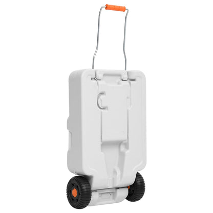 Berkfield Wheeled Water Tank for Camping 30 L Grey