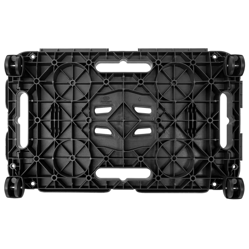 Berkfield Transport Trolleys 5 pcs Black Polypropylene 200 kg