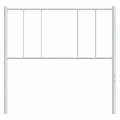 Berkfield Metal Headboard White 80 cm