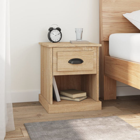 Berkfield Bedside Cabinet Sonoma Oak 39x39x47.5 cm Engineered Wood