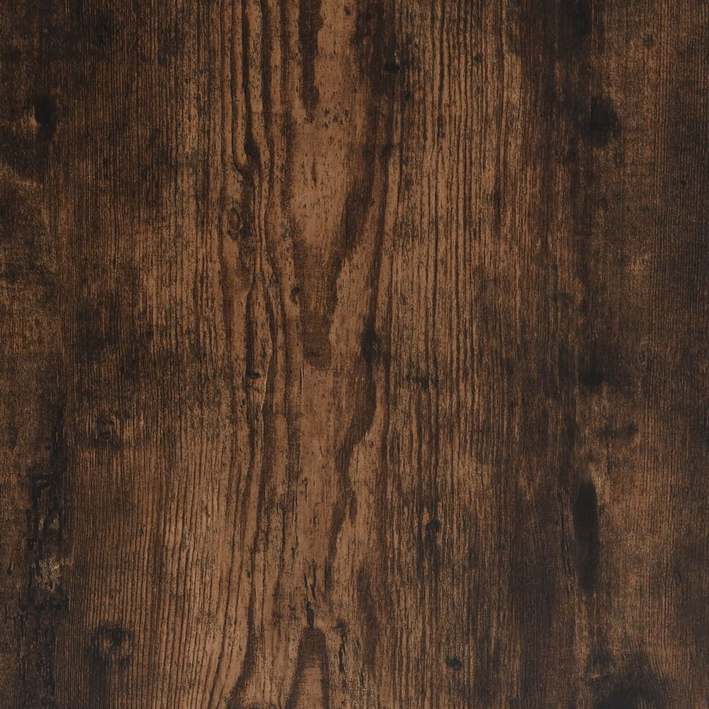 Berkfield Bedside Cabinet Smoked Oak 39x39x47.5 cm Engineered Wood
