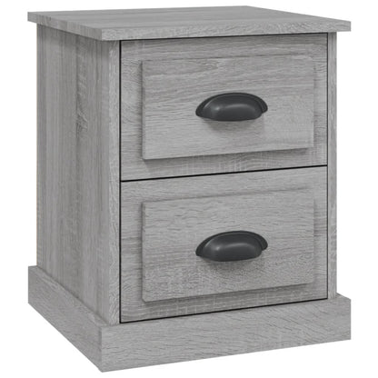 Berkfield Bedside Cabinet Grey Sonoma 39x39x47.5 cm Engineered Wood