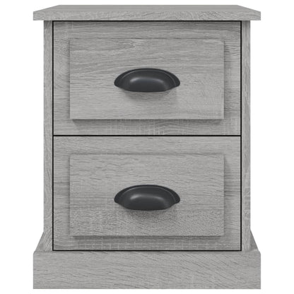 Berkfield Bedside Cabinet Grey Sonoma 39x39x47.5 cm Engineered Wood