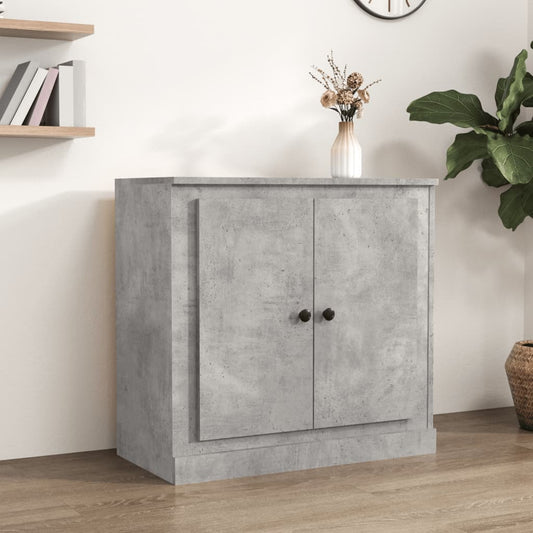 Berkfield Sideboard Concrete Grey 70x35.5x67.5 cm Engineered Wood