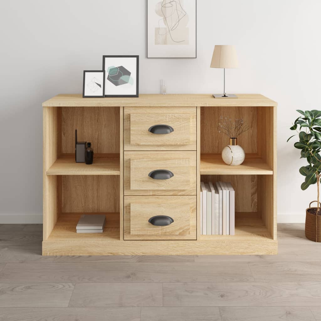 Berkfield Sideboard Sonoma Oak 104.5x35.5x67.5 cm Engineered Wood