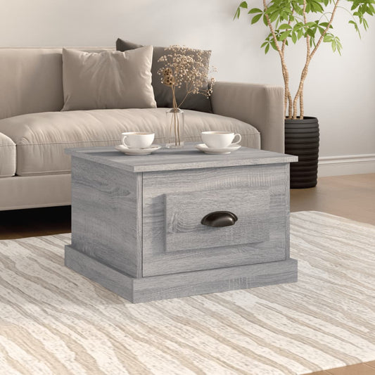 Berkfield Coffee Table Grey Sonoma 50x50x35 cm Engineered Wood