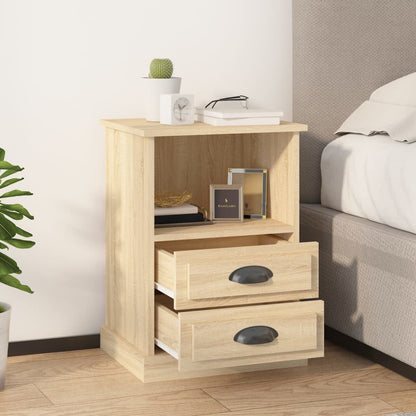 Berkfield Bedside Cabinet Sonoma Oak 43x36x60 cm