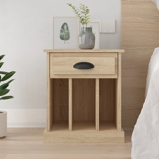 Berkfield Bedside Cabinet Sonoma Oak 43x36x50 cm