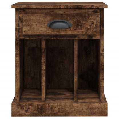 Berkfield Bedside Cabinets 2 pcs Smoked Oak 43x36x50 cm