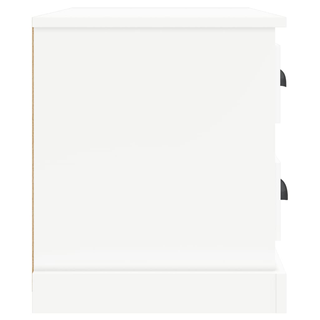 Berkfield Bedside Cabinet White 60x39x45 cm