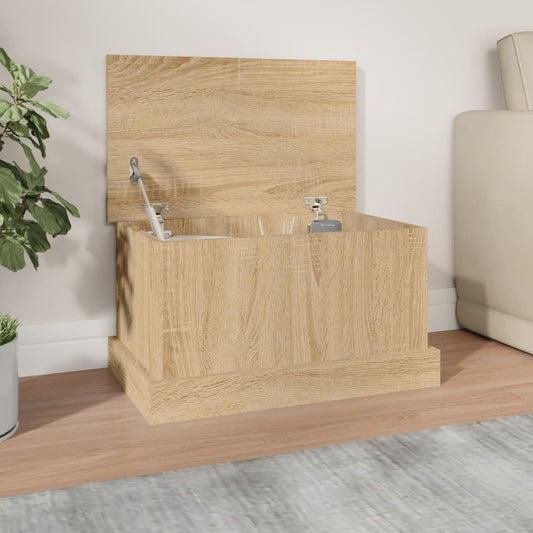 Berkfield Storage Box Sonoma Oak 50x30x28 cm Engineered Wood