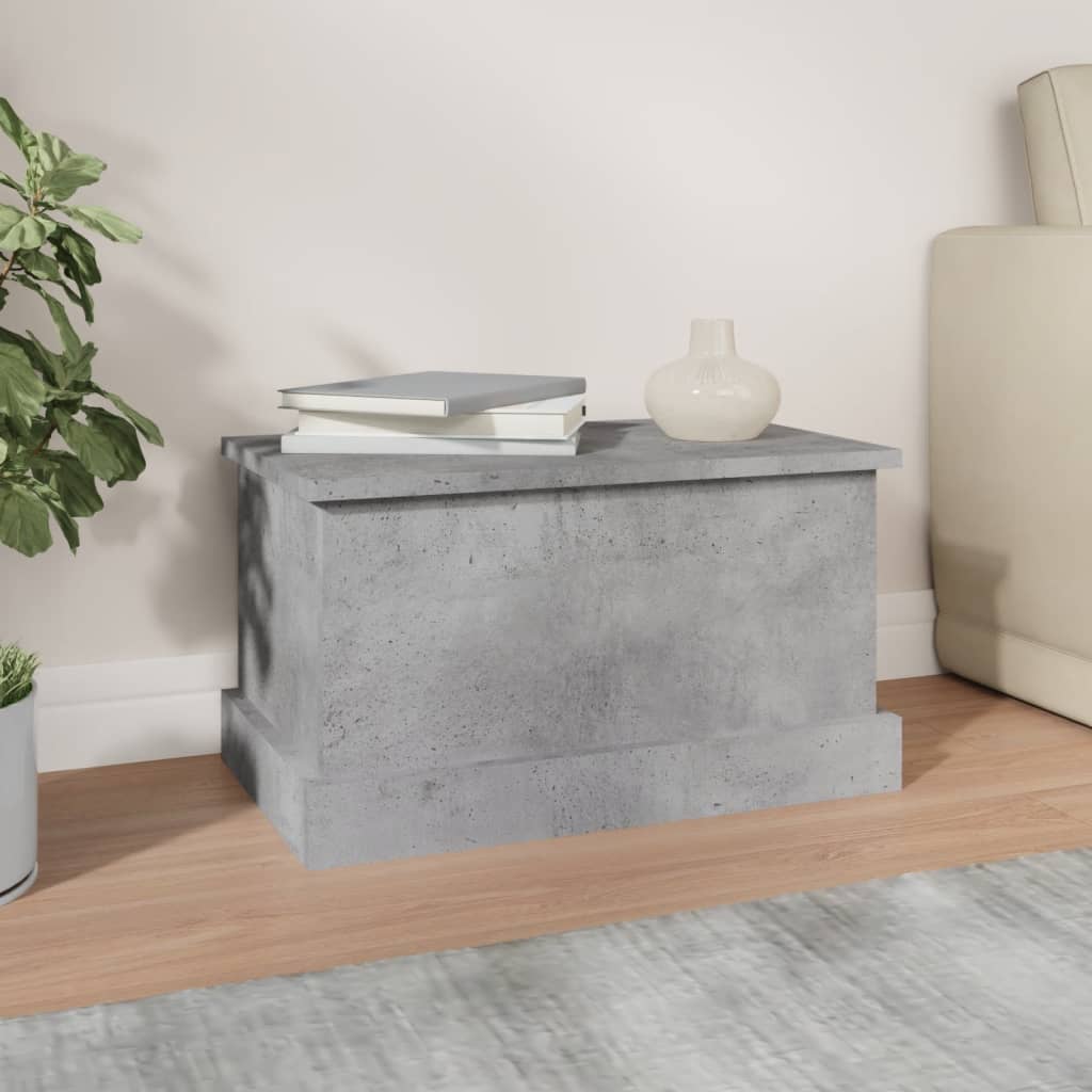 Berkfield Storage Box Concrete Grey 50x30x28 cm Engineered Wood