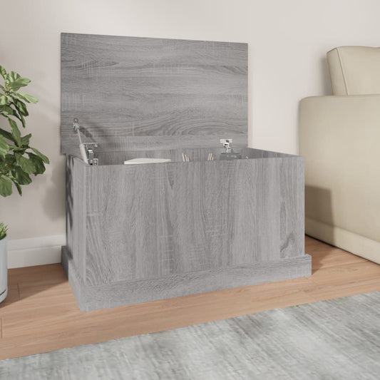 Berkfield Storage Box Grey Sonoma 70x40x38 cm Engineered Wood