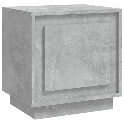 Berkfield Bedside Cabinet Concrete Grey 44x35x45 cm Engineered Wood