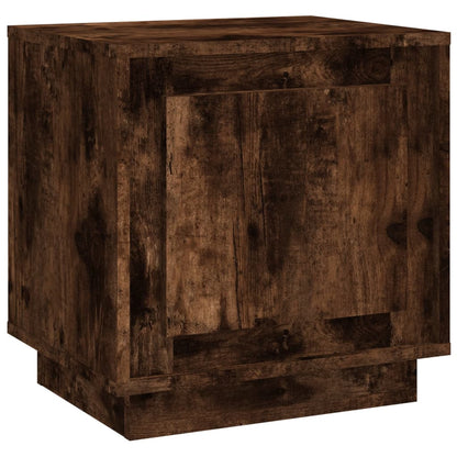 Berkfield Bedside Cabinet Smoked Oak 44x35x45 cm Engineered Wood