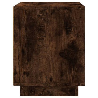 Berkfield Bedside Cabinet Smoked Oak 44x35x45 cm Engineered Wood