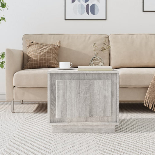 Berkfield Coffee Table Grey Sonoma 51x50x44 cm Engineered Wood