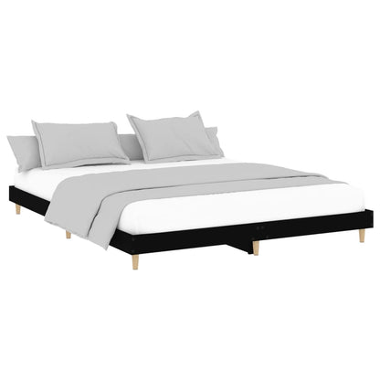 Berkfield Bed Frame Black 180x200 cm Engineered Wood