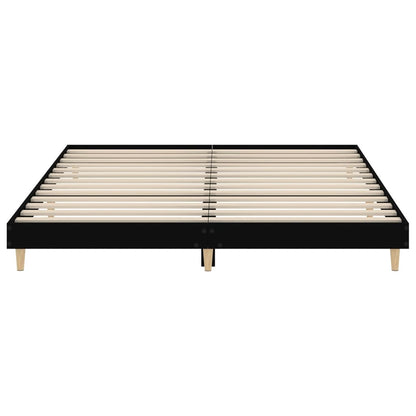 Berkfield Bed Frame Black 180x200 cm Engineered Wood