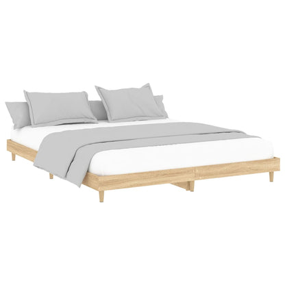Berkfield Bed Frame Sonoma Oak 180x200 cm Engineered Wood