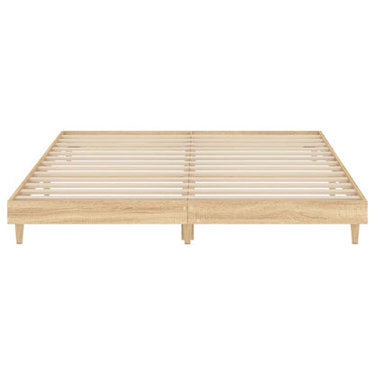 Berkfield Bed Frame Sonoma Oak 180x200 cm Engineered Wood