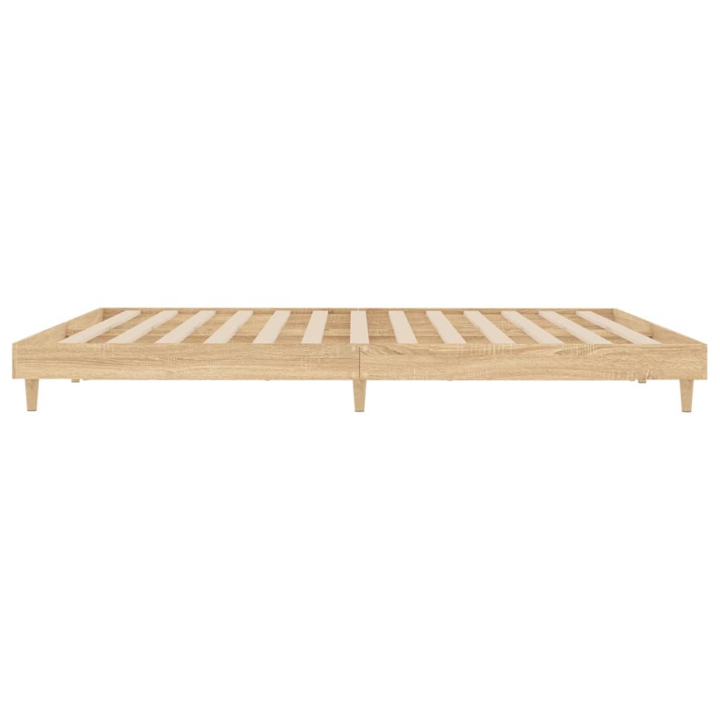 Berkfield Bed Frame Sonoma Oak 180x200 cm Engineered Wood