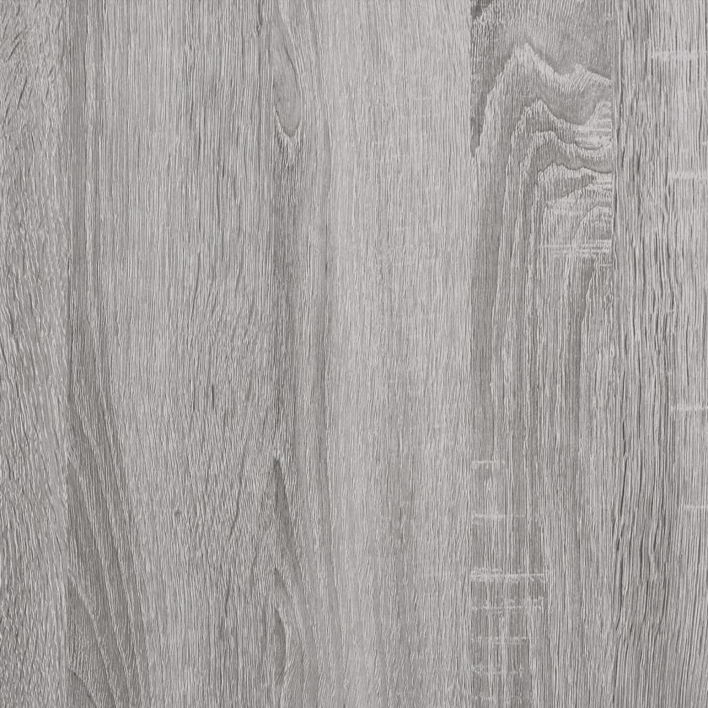Berkfield Bed Frame Grey Sonoma 150x200 cm Engineered Wood