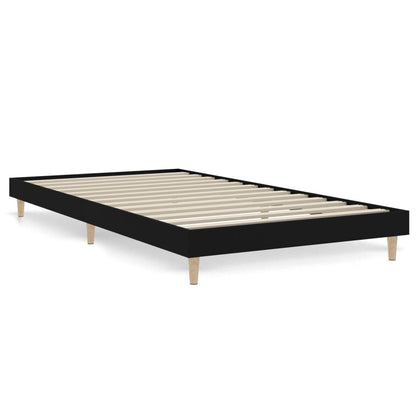 Berkfield Bed Frame Black 100x200 cm Engineered Wood