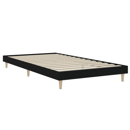 Berkfield Bed Frame Black 100x200 cm Engineered Wood