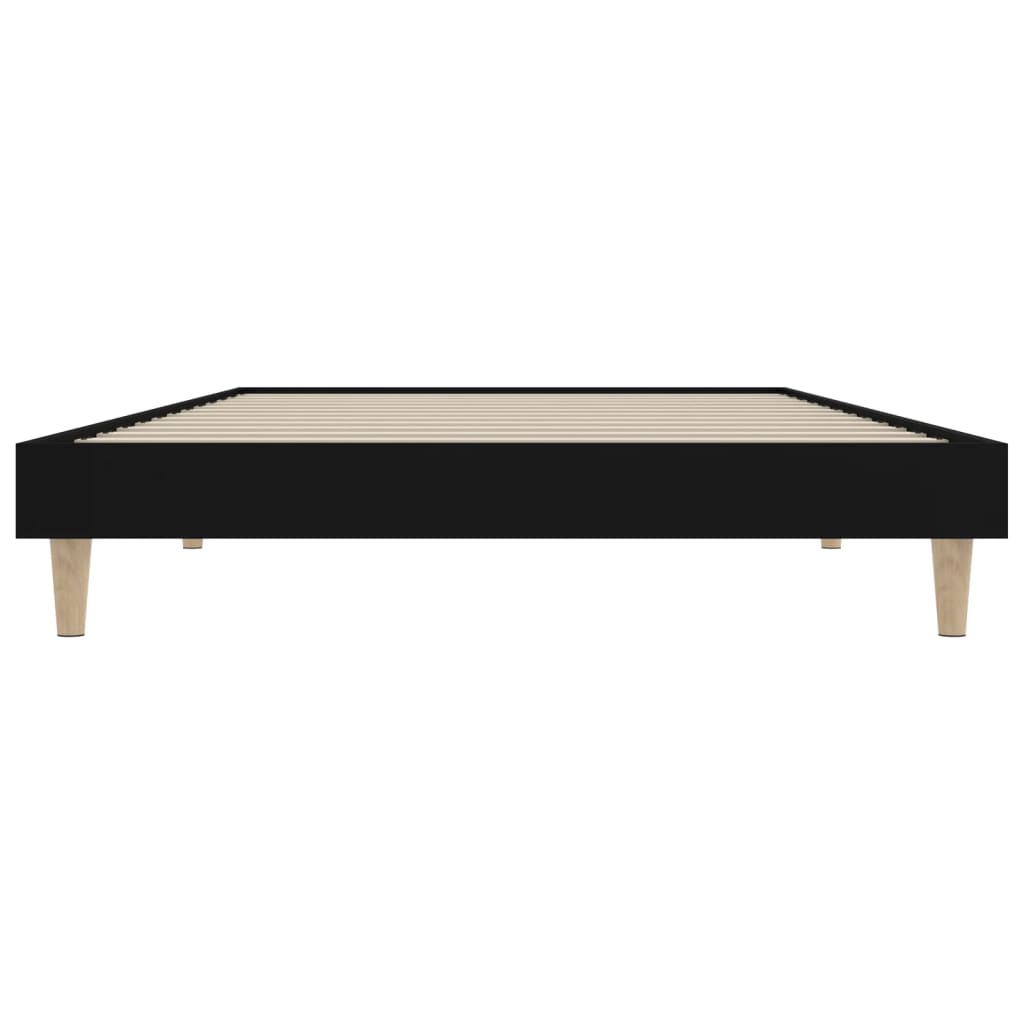 Berkfield Bed Frame Black 100x200 cm Engineered Wood