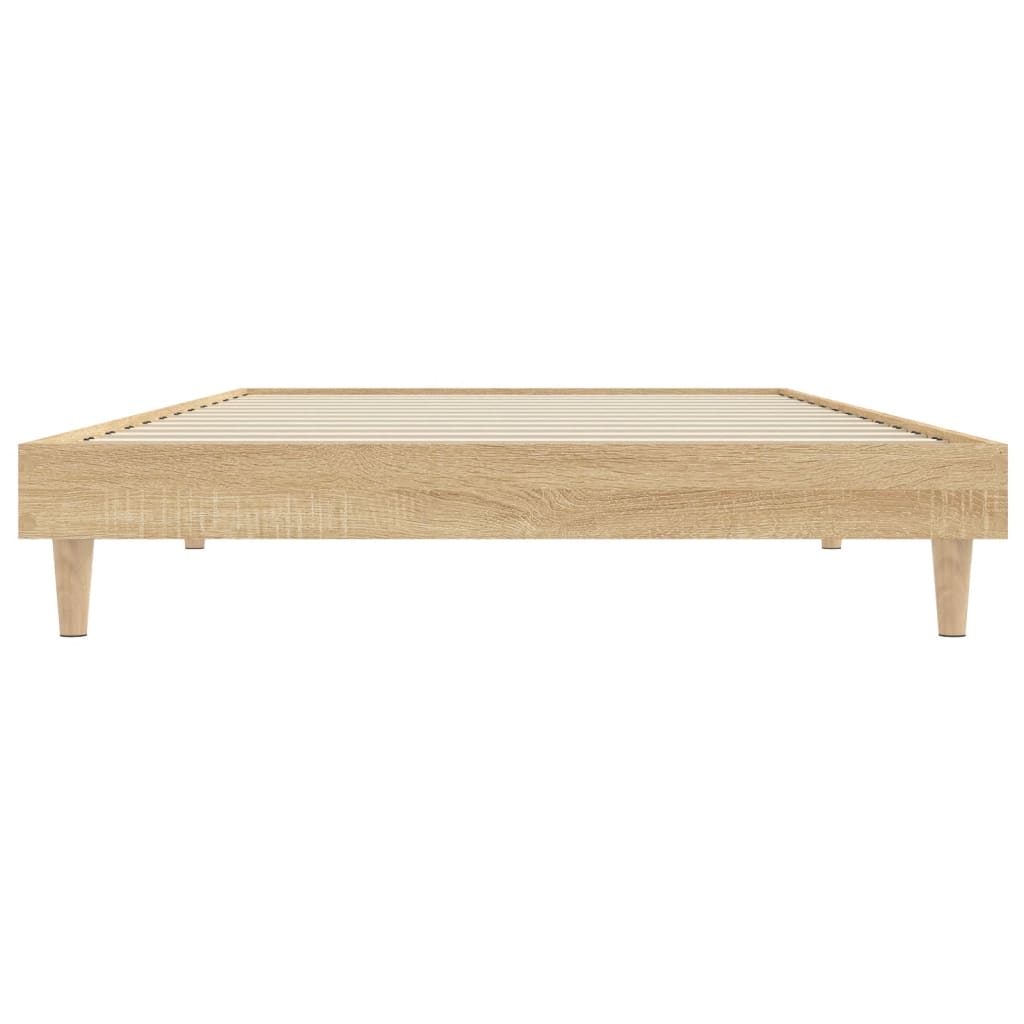 Berkfield Bed Frame Sonoma Oak 100x200 cm Engineered Wood